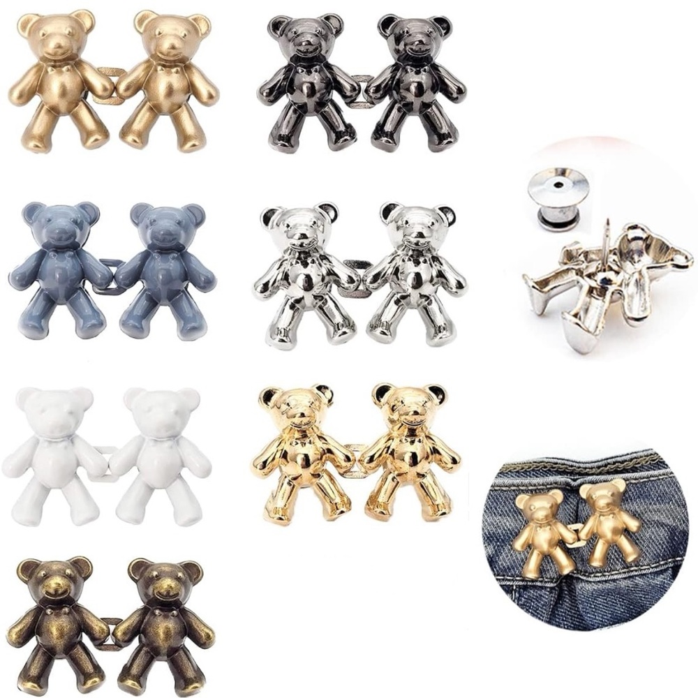 Bear Pin to Tighten Pants